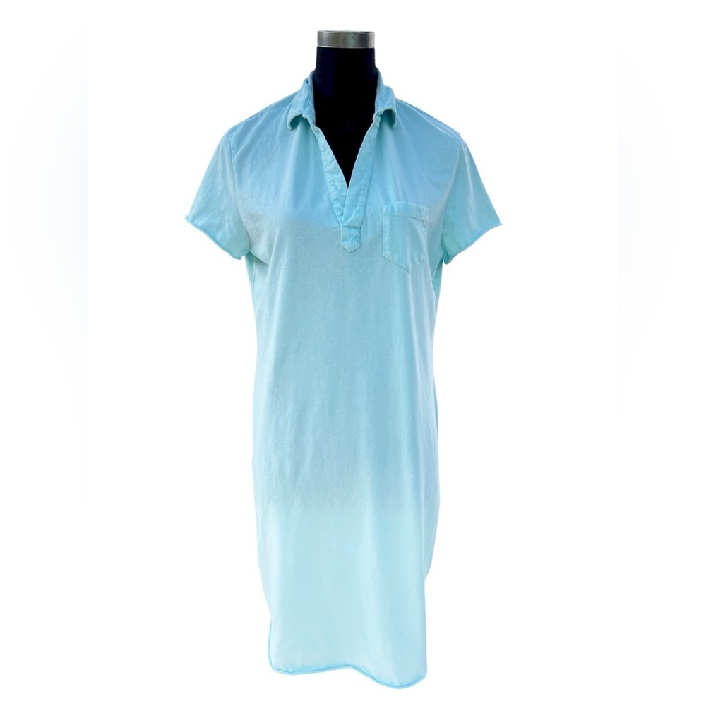 Frank & Eileen Lauren Polo Dress in Aqua Blue Womens XL